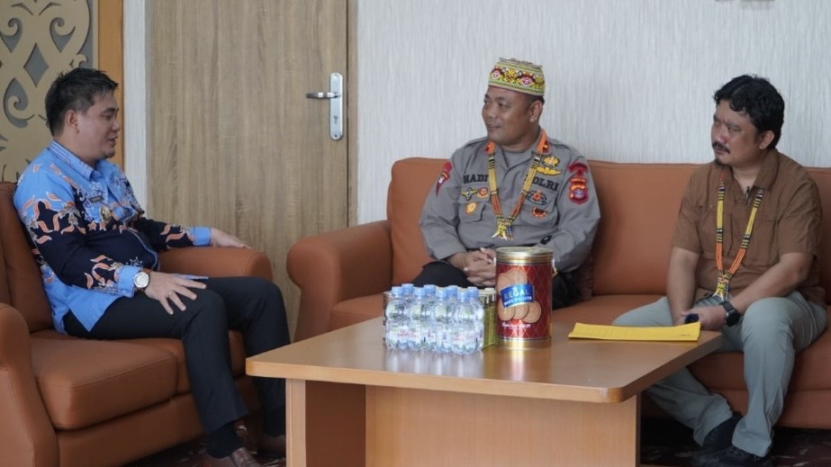 Pemkab Mahulu dan Brimob Koordinasi Rencana Pembangunan Mako Kompi